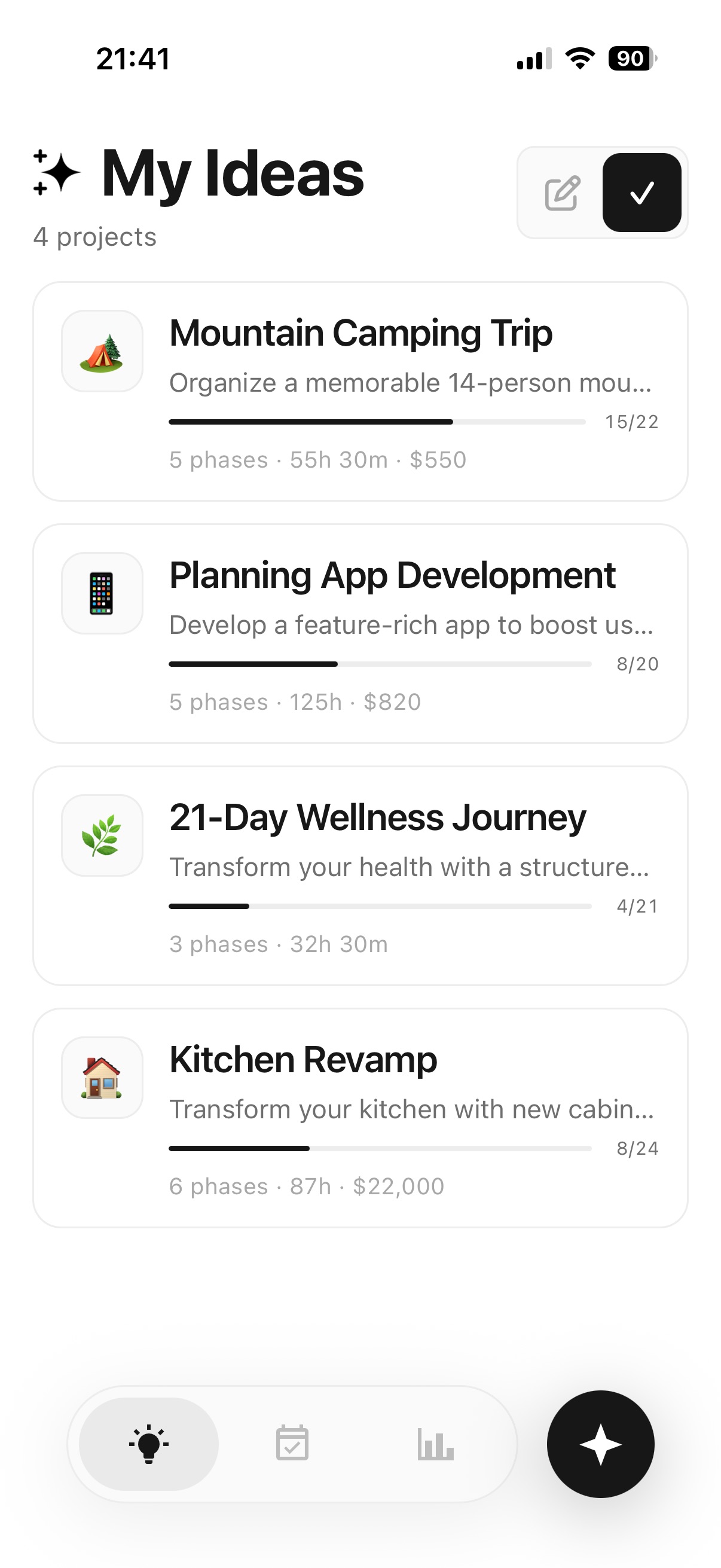 ClearAIdea app screenshot